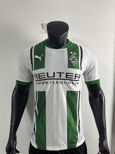 Player Version 2024-2025 Borussia Monchengladbach Home Soccer Jersey Football Shirt