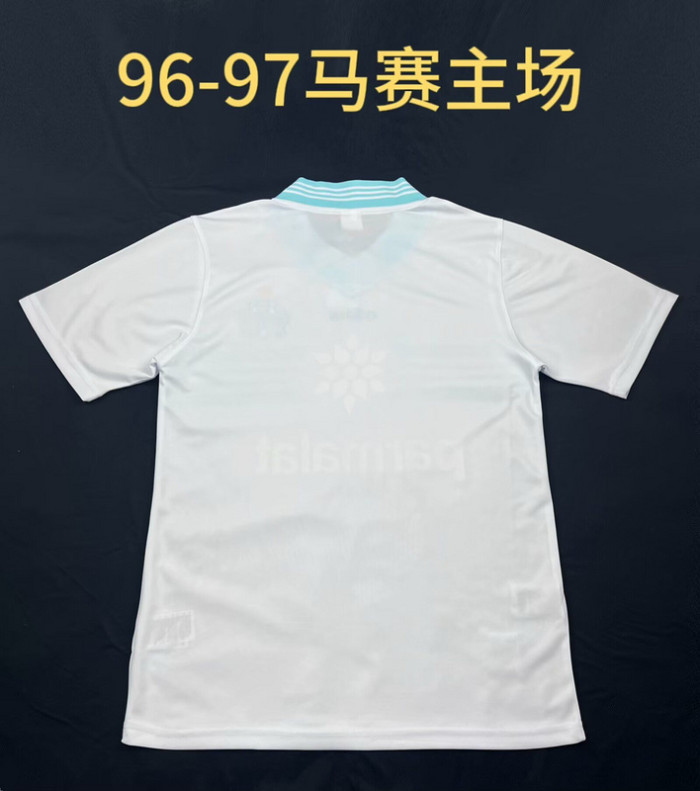 Retro Jersey 1996-1997 Marseille Home Soccer Jersey Vintage Football Shirt