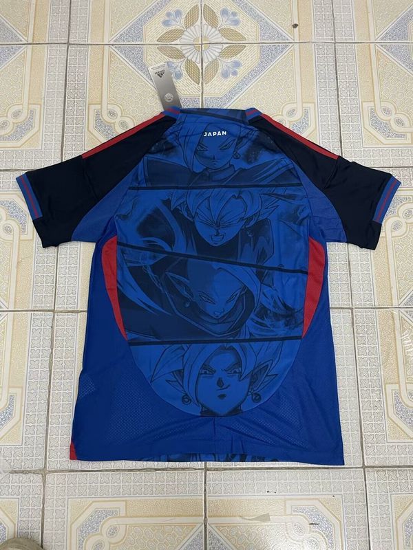Fan Version Japan 2024 Blue Red Dragon Ball Version Soccer Jersey Football Shirt