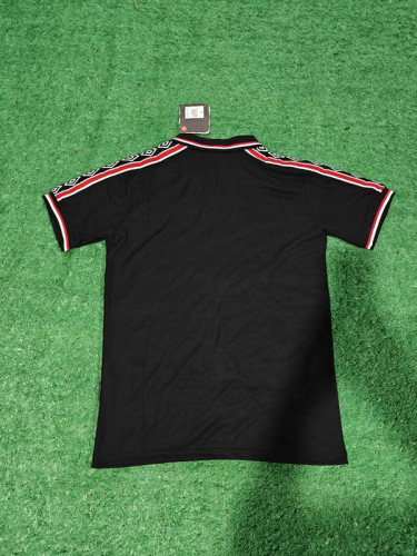 Retro Jersey 1999 Manchester United Black Soccer Jersey Vintage Football Shirt