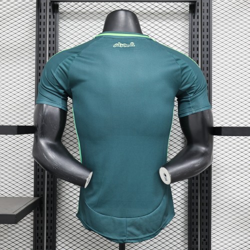 Player Version 2025 Algeria Third Away Dark Green Soccer Jersey Football Shirt