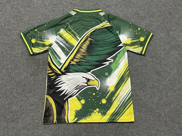 Fan Version 2024 Brazil Green/Yellow Eagle Edition Soccer Jersey Brasil Football Shirt