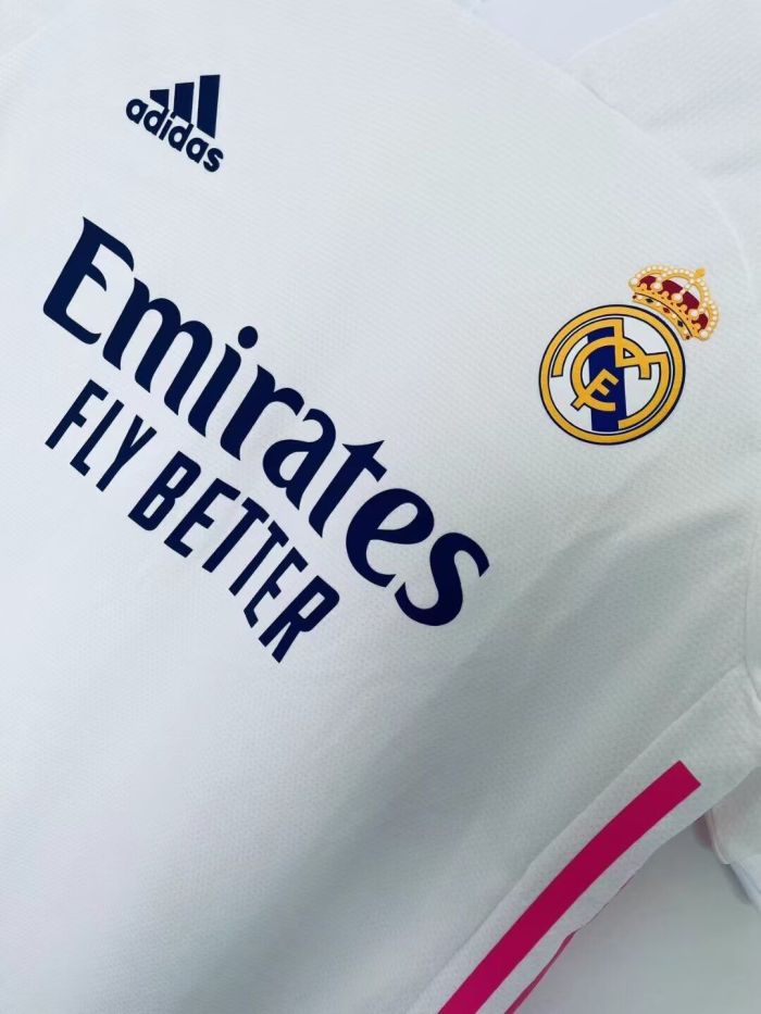 Player Version Retro Jersey 2020-2021 Real Madrid Home Soccer Jersey Vintage Real Football Shirt