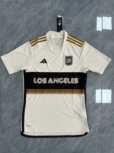 Fan Version 2024-2025 Los Angeles White Soccer Jersey Football Shirt