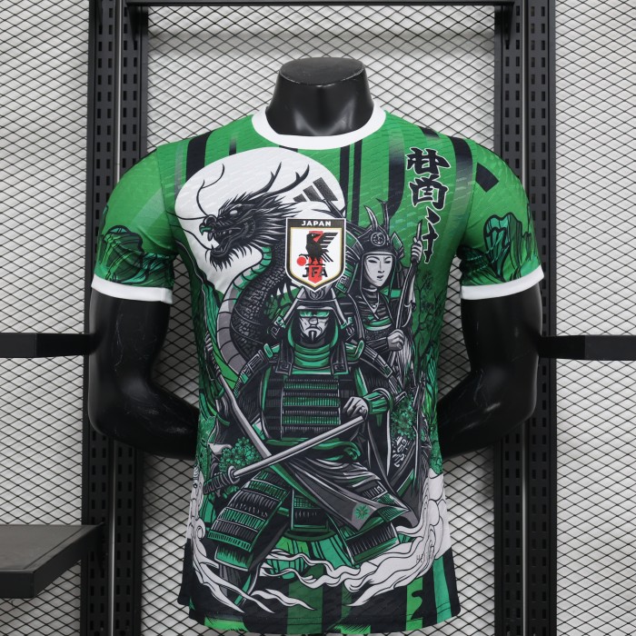 Player Version Japan 2024 Green/Black Special Edition Soccer Jersey Football Shirt