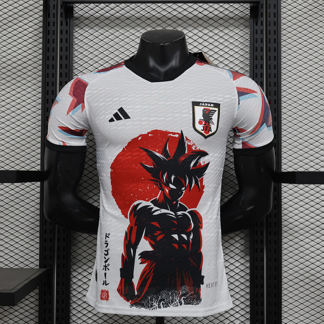 Player Version Japan 2024 White/Red/Black Special Edition Soccer Jersey Football Shirt