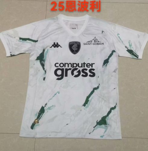 Fans Version 2024-2025 Empoli Away White Soccer Jersey Football Shirt