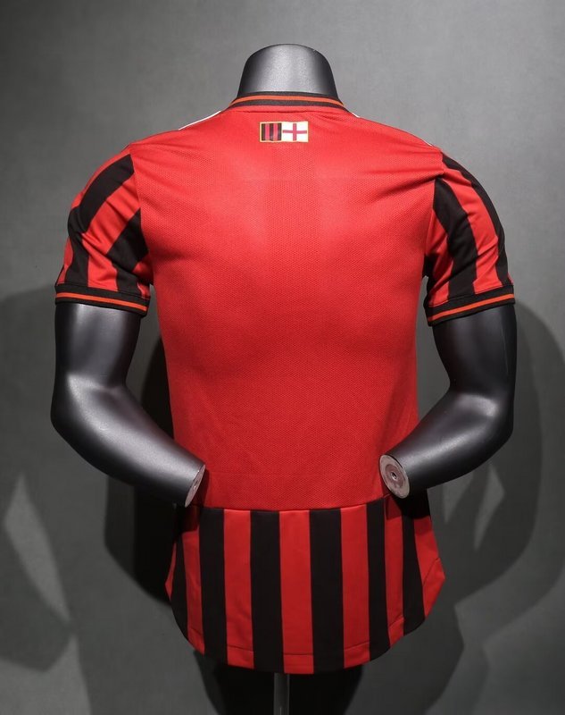 Player Version 2024-2025 AC Milan Retro Model Soccer Jersey AC Football Shirt