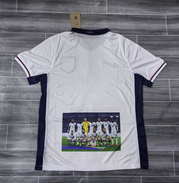 Fan Version 2024 England Home Photo Version Soccer Jersey Football Shirt