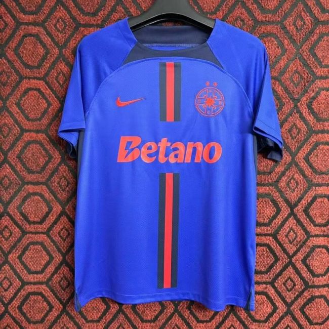 Fan Version 2024-2025 Fotbal Club FCSB Home Soccer Jersey Football Shirt