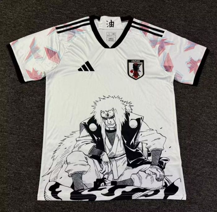 Fan Version Japan 2024 White Comic Version Soccer Jersey Football Shirt