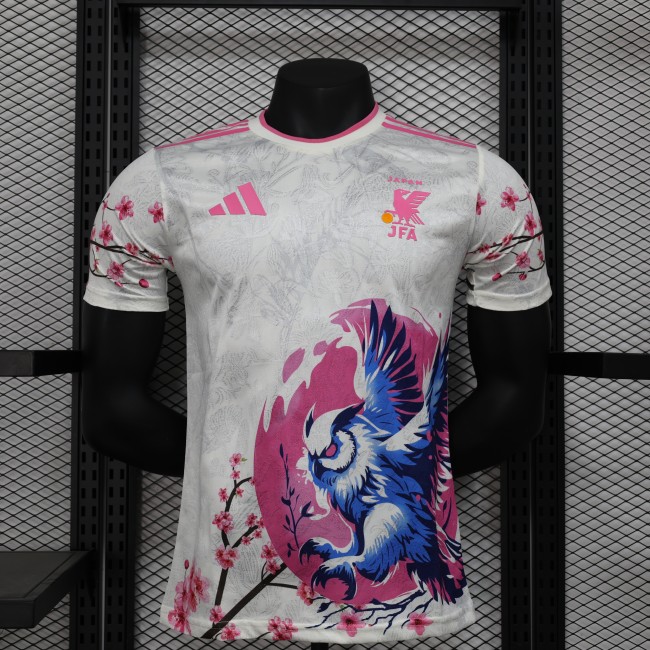 Player Version Japan 2024 Yellow/Pink Soccer Jersey Football Shirt