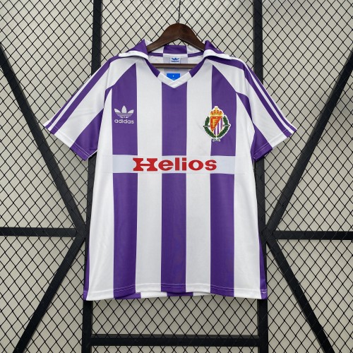 Retro Jersey 1984 Real Valladolid Home Soccer Jersey Vintage Football Shirt