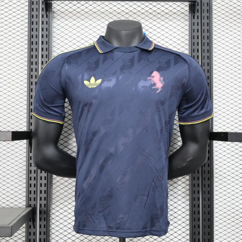 Retro Model Maillot Juve Shirt 2024-2025 Juventus Black Soccer Jersey Football Shirt