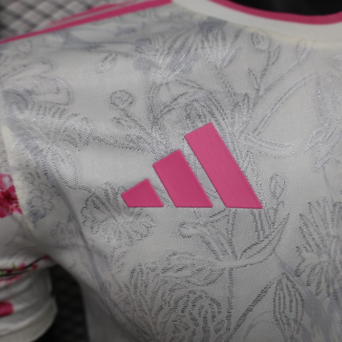Player Version Japan 2024 Yellow/Pink Soccer Jersey Football Shirt