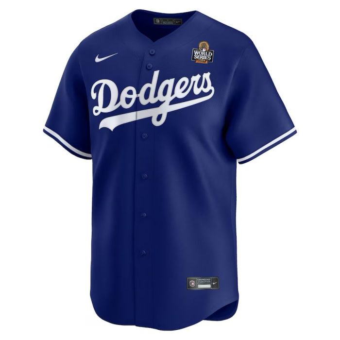 Los Angeles Dodgers Blue Cool Base Jersey