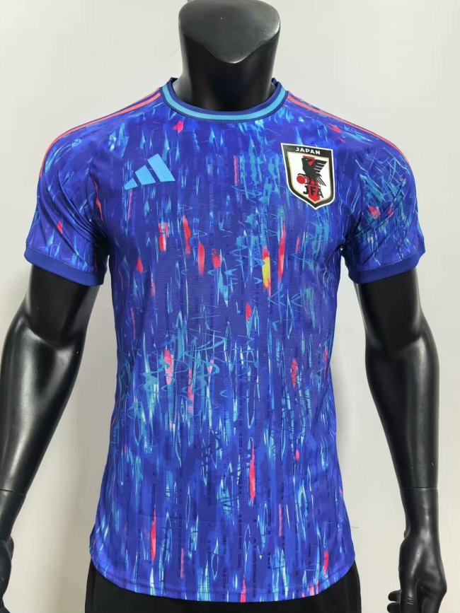 Player Version Japan 2024 Blue Soccer Jersey Football Shirt