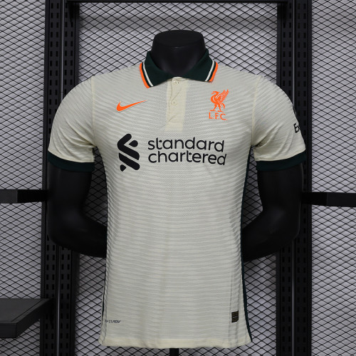 Retro Jersey 2021-2022 Player Version Liverpool Away Soccer Jersey Vintage Football Shirt