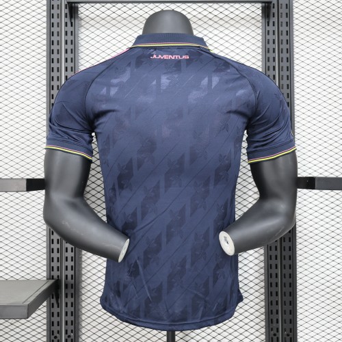 Retro Model Maillot Juve Shirt 2024-2025 Juventus Black Soccer Jersey Football Shirt