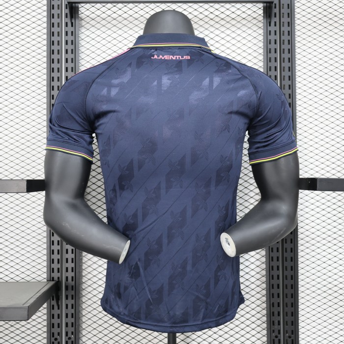 Retro Model Maillot Juve Shirt 2024-2025 Juventus Black Soccer Jersey Football Shirt