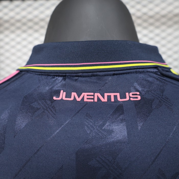 Retro Model Maillot Juve Shirt 2024-2025 Juventus Black Soccer Jersey Football Shirt