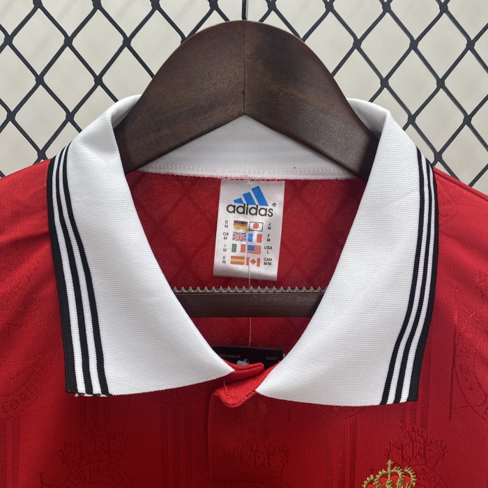 Retro Jersey 1997-1998 Deportivo La Coruna Away Red Soccer Jersey Vintage Football Shirt