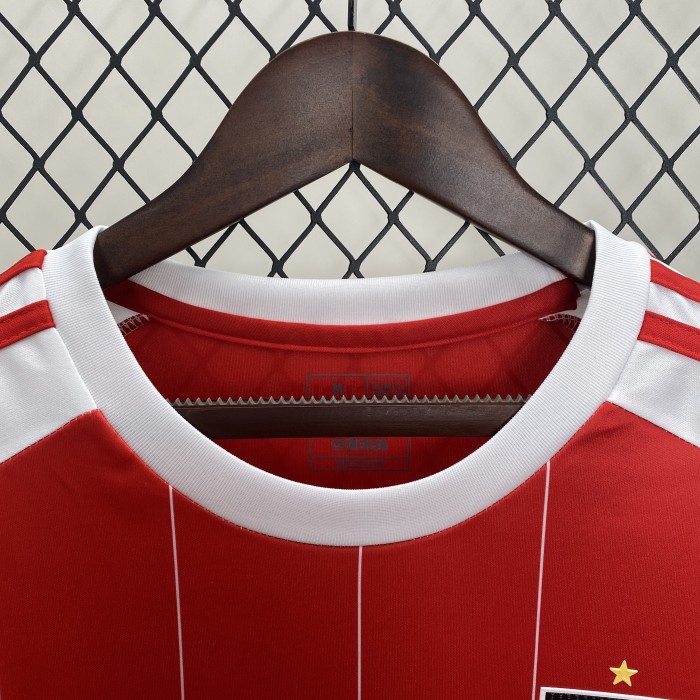 Fan Version 2024-2025 Colo-Colo Third Away Red Soccer Jersey Football Shirt