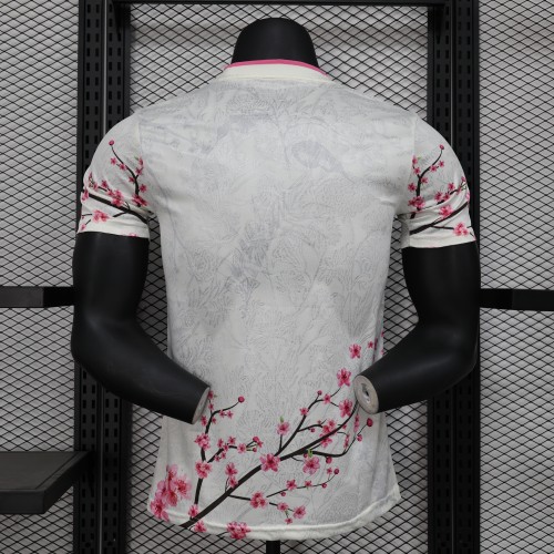 Player Version Japan 2024 Yellow/Pink Soccer Jersey Football Shirt