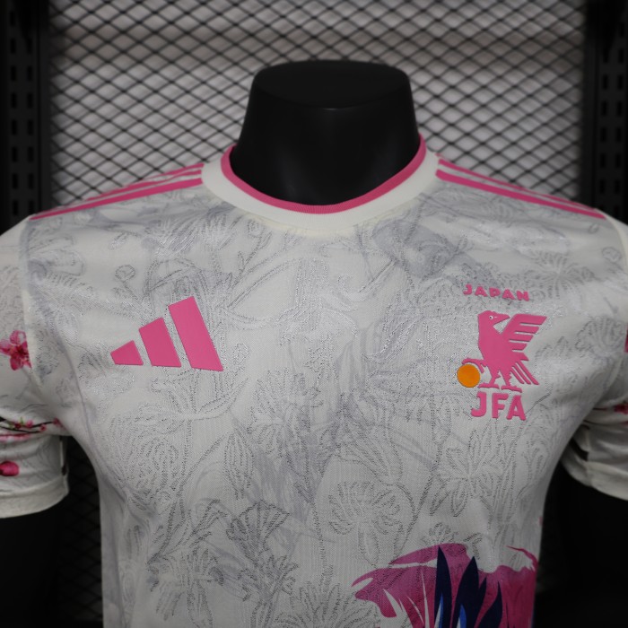 Player Version Japan 2024 Yellow/Pink Soccer Jersey Football Shirt