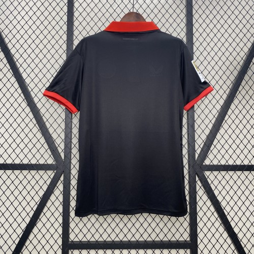 Fan Version 2024-2025 Bayer 04 Leverkusen 120th Black Soccer Jersey