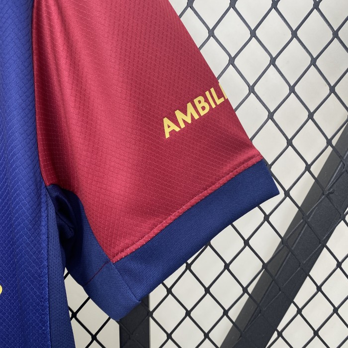 Barca Camisetas de Futbol Fan Version 2024-2025 Barcelona Coldplay Home Soccer Jersey