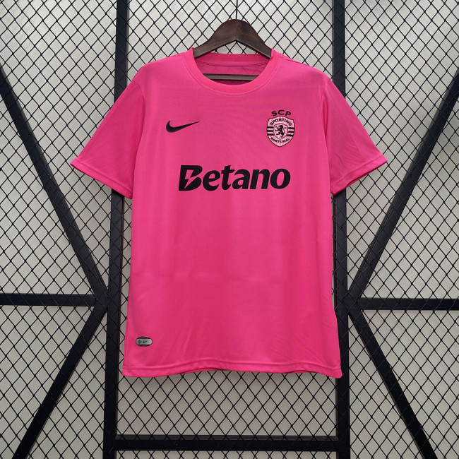 Fan Version 2024-2025 Sporting Lisbon Third Away Soccer Jersey Football Shirt