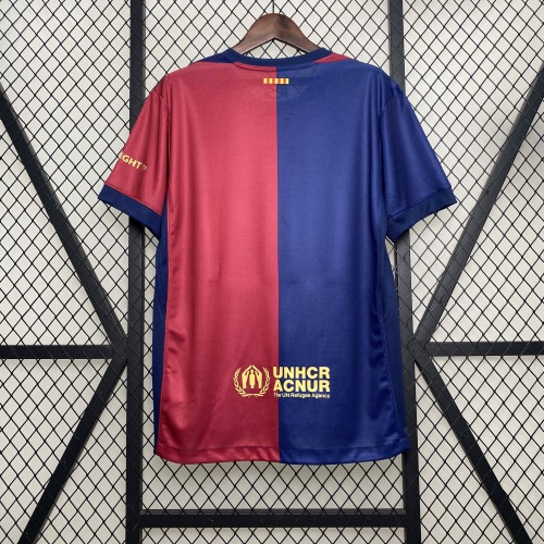 Barca Camisetas de Futbol Fan Version 2024-2025 Barcelona Coldplay Home Soccer Jersey