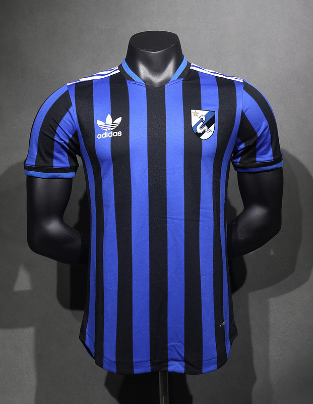 Retro Model Player Version 2024-2025 Inter Milan Home Soccer Jersey Football Shirt