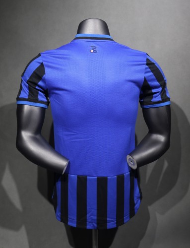 Retro Model Player Version 2024-2025 Inter Milan Home Soccer Jersey Football Shirt