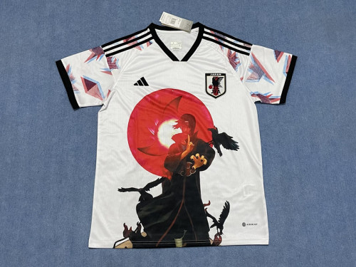 Fan Version Japan 2024 White/Black/Red Comic Version Soccer Jersey Football Shirt