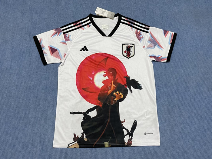 Fan Version Japan 2024 White/Black/Red Comic Version Soccer Jersey Football Shirt