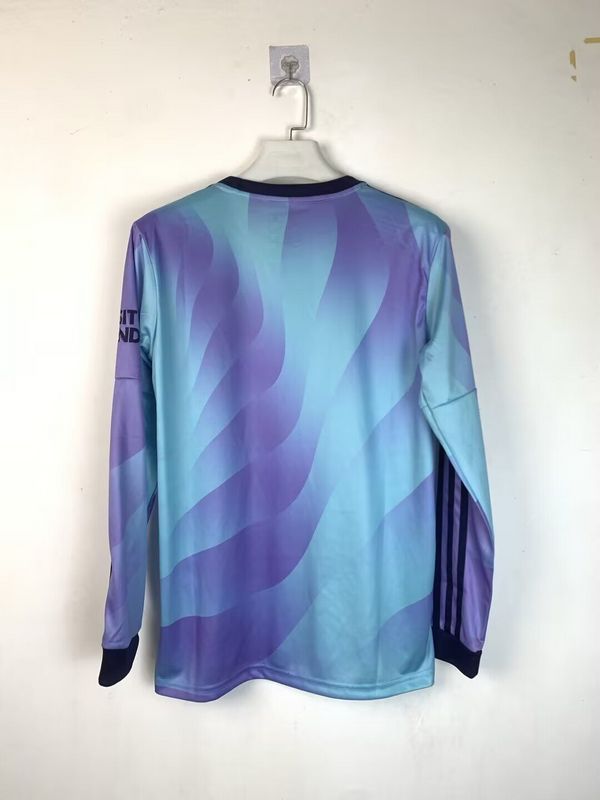 Long Sleeve Fan Version 2024-2025 Arsenal Third Away Soccer Jersey LS Football Shirt