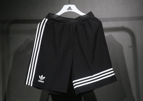 Retro Model AD Black Soccer Shorts Football Shorts