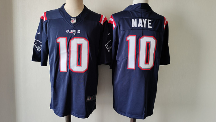 Youth New England Patriots 10 MAYE Dark Blue NFL Jersey
