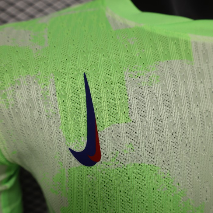 Without Sponor Logo Barca Camisetas de Futbol Player Version 2024-2025 Barcelona Third Away Soccer Jersey