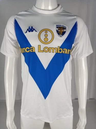 Retro Jersey 2003-2004 Brescia Calcio Away White Soccer Jersey Vintage Football Shirt