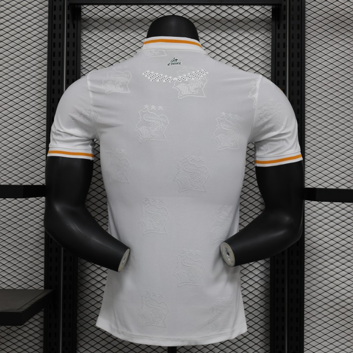 2025 Player Version Ivory Coast White Special Edition Football Shirt Côte d'Ivoire Soccer Jersey