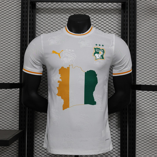 2025 Player Version Ivory Coast White Special Edition Football Shirt Côte d'Ivoire Soccer Jersey