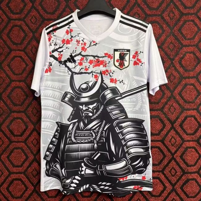 Fan Version Japan 2024 White/Black/Pink Special Edition Soccer Jersey Football Shirt