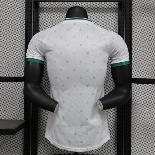 Player Version 2024-2025 JS Kabylie White Soccer Jersey FC Palestina Football Shirt