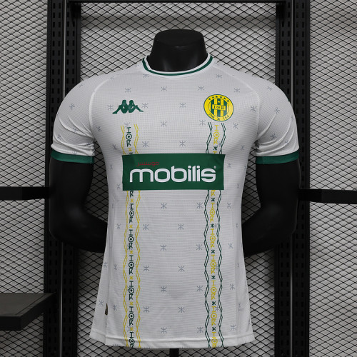 Player Version 2024-2025 JS Kabylie White Soccer Jersey FC Palestina Football Shirt
