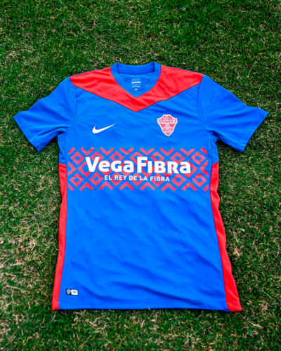 with Sponor Logo Fans Version 2024-2025 Elche Away Blue Soccer Jersey Football Shirt