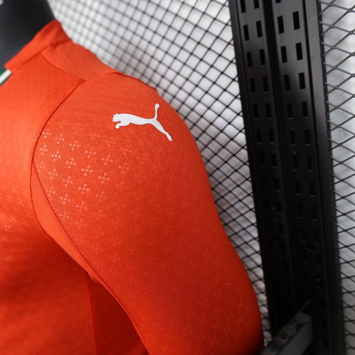 Long Sleeve Player Version 2025 Portugal Home Soccer Jersey Football Shirt