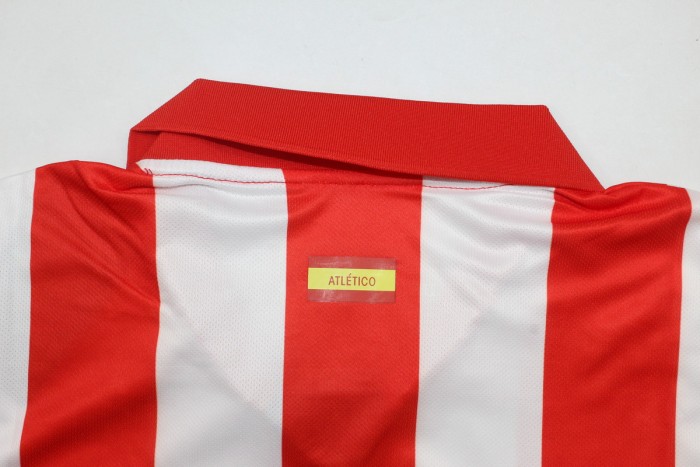 Retro Jersey 2013-2014 Atletico Madrid Home Soccer Jersey Vintage Football Shirt